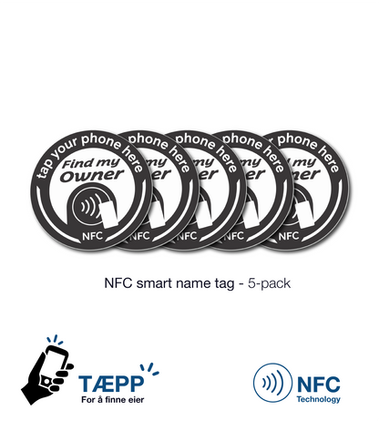 Smarte navnelapper - NFC-brikker